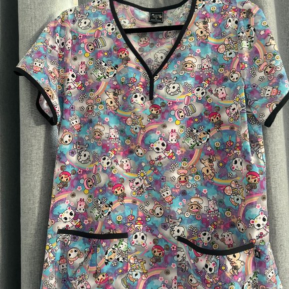 Tokidoki women's scrub top - Picture 1 of 2